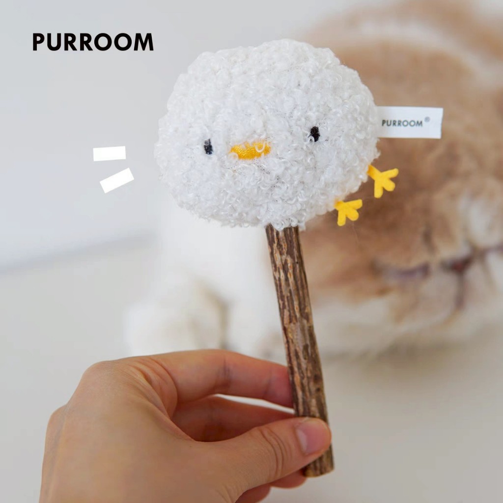 Purroom แคปนิปแมวรูปกุ๊กไก่+ไม้ขัดฟัน