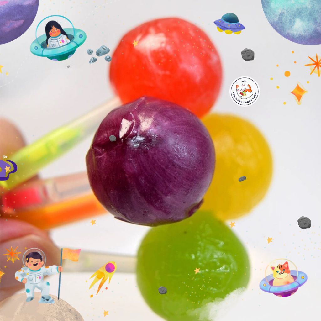 อมยิ้มซองดำ อมยิ้มก้านเรืองแสง (1กล่อง/30 ชิ้น) ลูกอม อมยิ้มผลไม้ มีทั้งหมด 4รสชาติ เหมาะกับงานปาร์ตี้ ฮิตทุกเทศกาล - รูปที่ 5