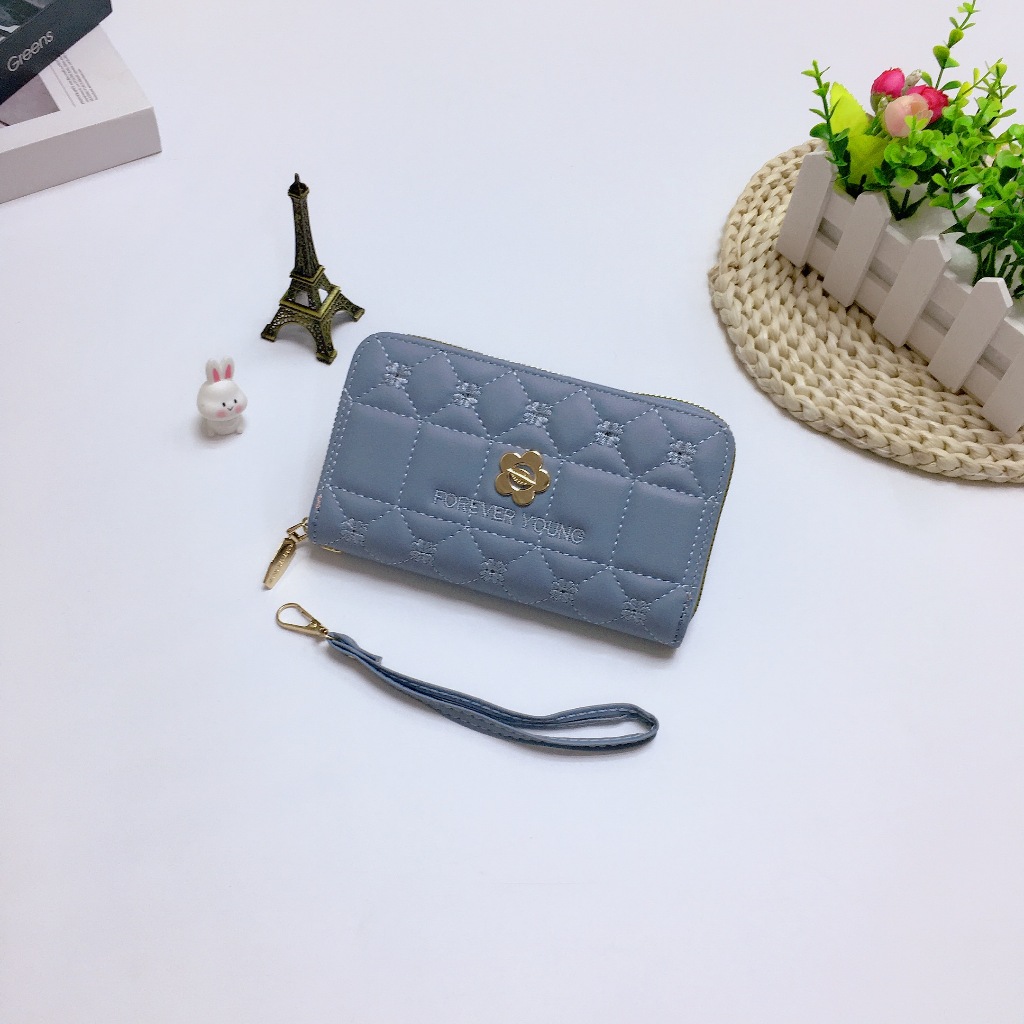 กระเป๋าสตางค์ใบกลางมีช่วงใส่บัตรงทั้งหมด4ช่อง 📌วัดสุด:หนังPU#M14