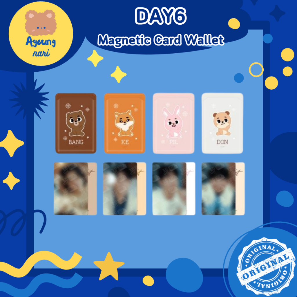 🦊 พร้อมส่ง [DAY6]Denimalz Doll Keyring / Magnetic Card Wallet ที่เสียบบัตร แม็กเซฟ เดนิมอล / พวงกุญแ