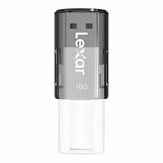 16 GB FLASH DRIVE (แฟลชไดร์ฟ) LEXAR JUMPDRIVE S60 - BLACK (LJDS060016G)