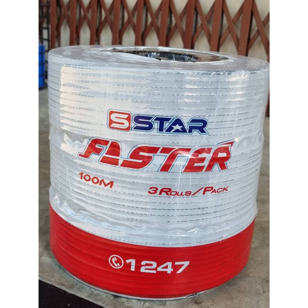 สาย Faster SStar RG-6U 100 เมตร ชีลล์ 60% มีให้เลือก สีขาว,ดำ - รูปที่ 5