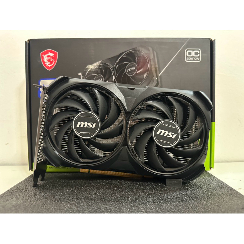 VGA MSI RTX4060 VENTUS 2X BLACK OC 8GB (มือ1-2)