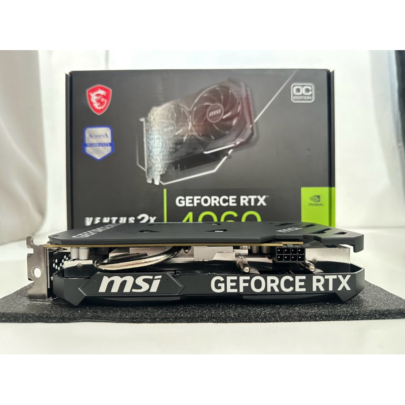 VGA MSI RTX4060 VENTUS 2X BLACK OC 8GB (มือ1-2)