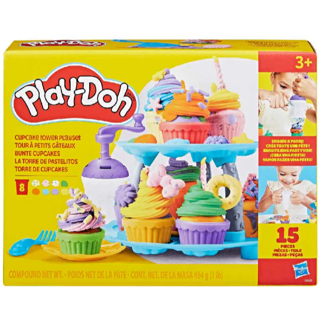 Play-Doh Cupcake Tower Playset, Sweet Cupcake Tower Toy