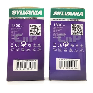 SYLVANIA หลอดไฟ LED Bulb 13W ซีลวาเนีย รุ่น ToLEDo Basic Plus