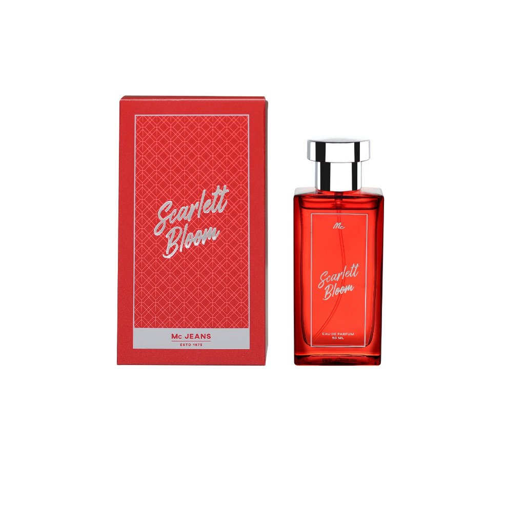 Mc jeans น้ำหอม Scarlett Bloom Unisex ขวดสีแดง M19Z002