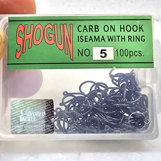 เบ็ดโชกุน SHOGUN กล่องสีเขียว ตัวเบ็ดหนา มีห่วง ตะขอเบ็ด ดวงเบ็ดตกปลา ดวงเบ็ด ตกปลา