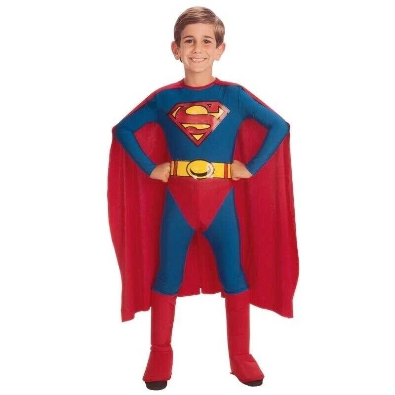ชุดซูเปอร์แมนสำหรับเด็ก ชุดจั๊มสูทคอสเพลย์ซูเปอร์ฮีโร่  Superman Costume for Kids, Superhero Cosplay