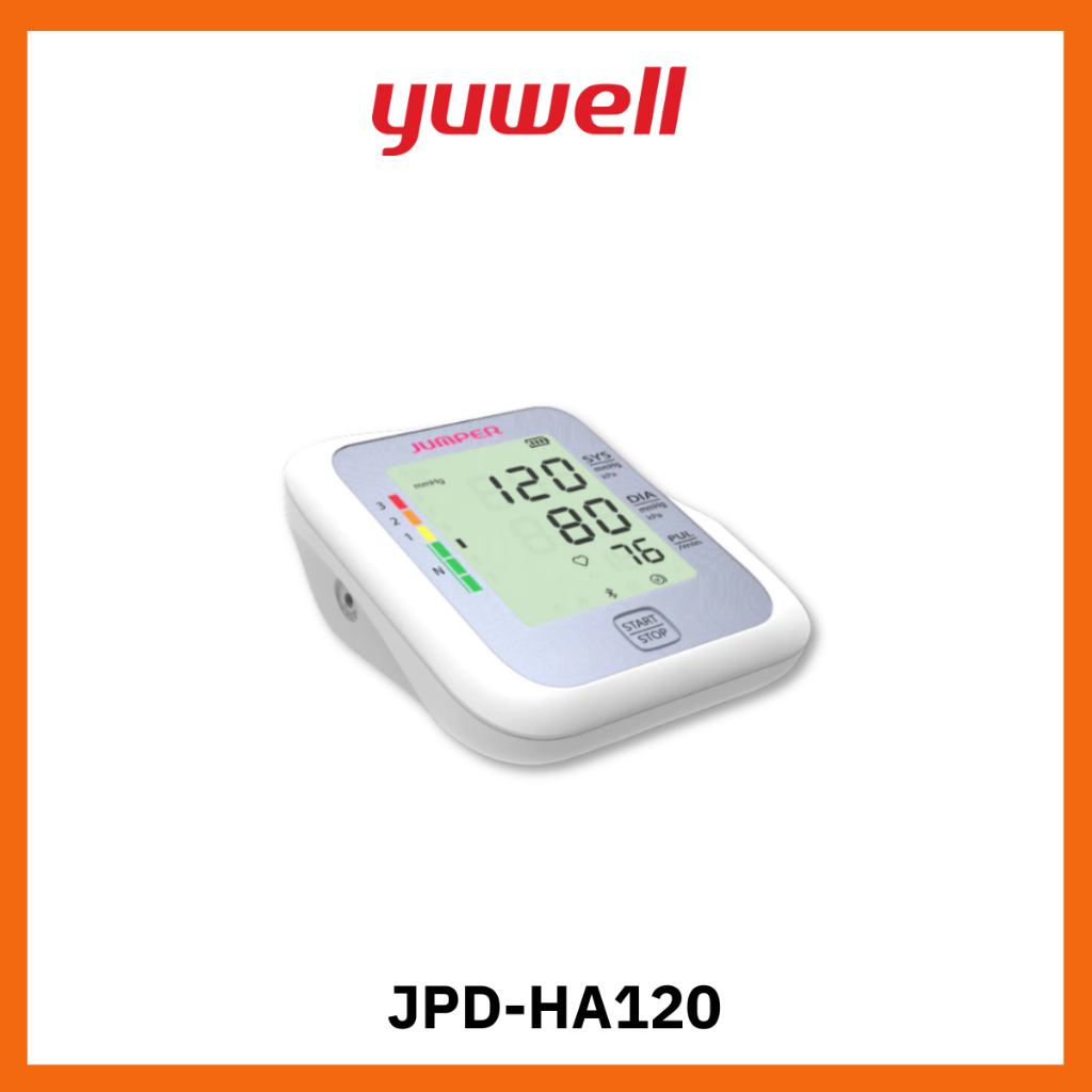Blood Pressure Monitor เครื่องวัดความดันโลหิต รุ่น JPD-HA120 [รับประกันตัวเครื่อง 5 ปี จากการใช้ปกติ
