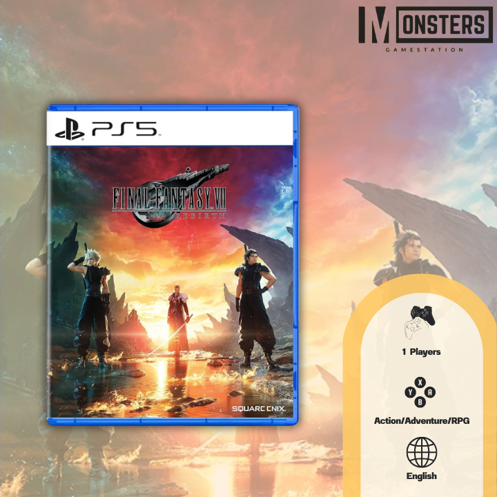 (สินค้าพร้อมส่ง) PS5 Final Fantasy 7 Rebirth [มือ1]