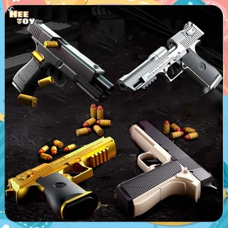 กึ่งอัตโนมัติ Glock 1: 1 จำลองการยิง CS ของเล่นปืนของเล่นเชลล์สำหรับเด็ก