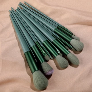 13ชิ้น ชุดแปรงแต่งหน้าชุดเต็มของ สุด ๆ อ่อนนุ่ม ดวงตา สี ราคาไม่แพง แบบพกพาและเล็ก