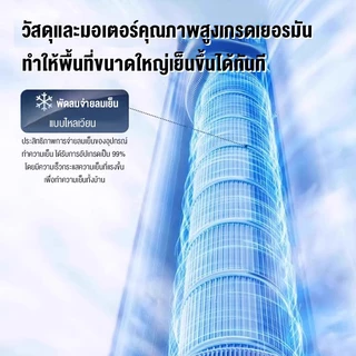PANSON พัดลม พัดลมทาวเวอร์ ฟอกอากาศ 3 ระดับ เสียงเบา แช่เย็นอย่างรวดเร็ว Tower Fan พัดลมตั้งโต๊ะ พัดลมตั้งพื้นอัจฉริยะ