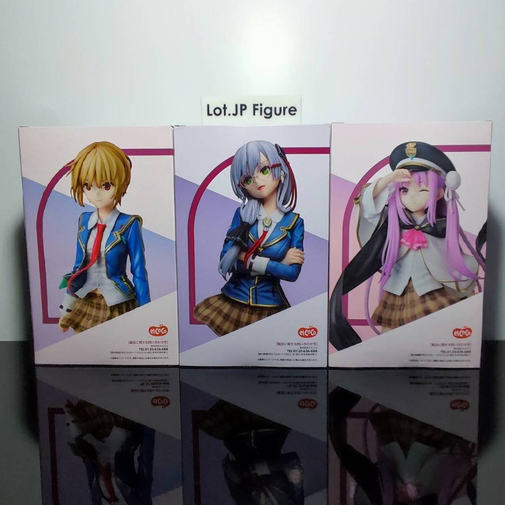 [พร้อมส่ง/Lot.JP/มือ1] Elcoco Heaven Burns Red 1/8 - Ruka Kayamori/ Yuki Izumi/ Tama Kunimi - Figure