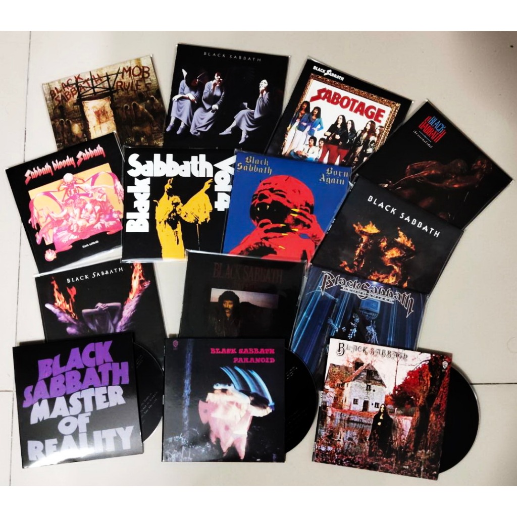 CD Black Sabbath Album Series แผ่นโปรโมท รุ่นซองกระดาษ ไม่เคยใช้งาน  แผ่น made in eu ***AA