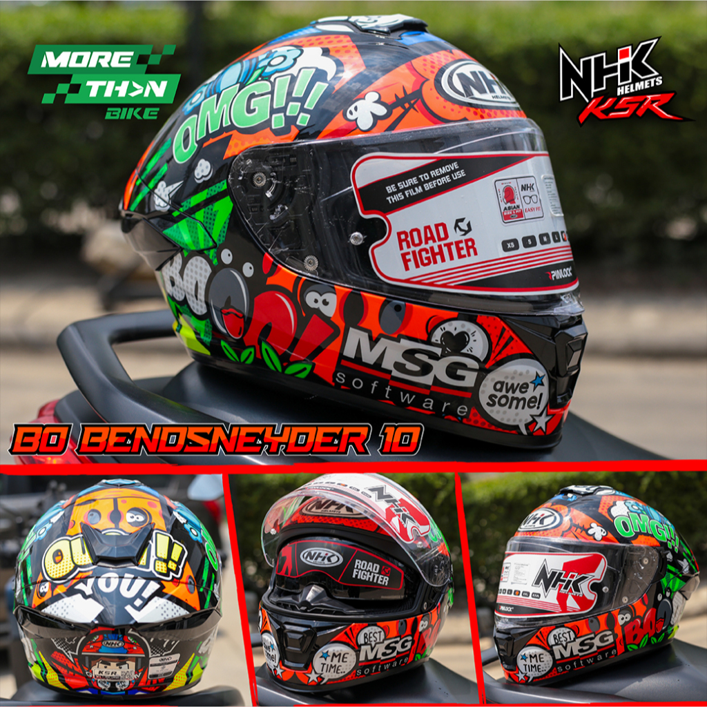 หมวกกันน็อค NHK รุ่น K5R ลาย Bo Bendsneyder 10