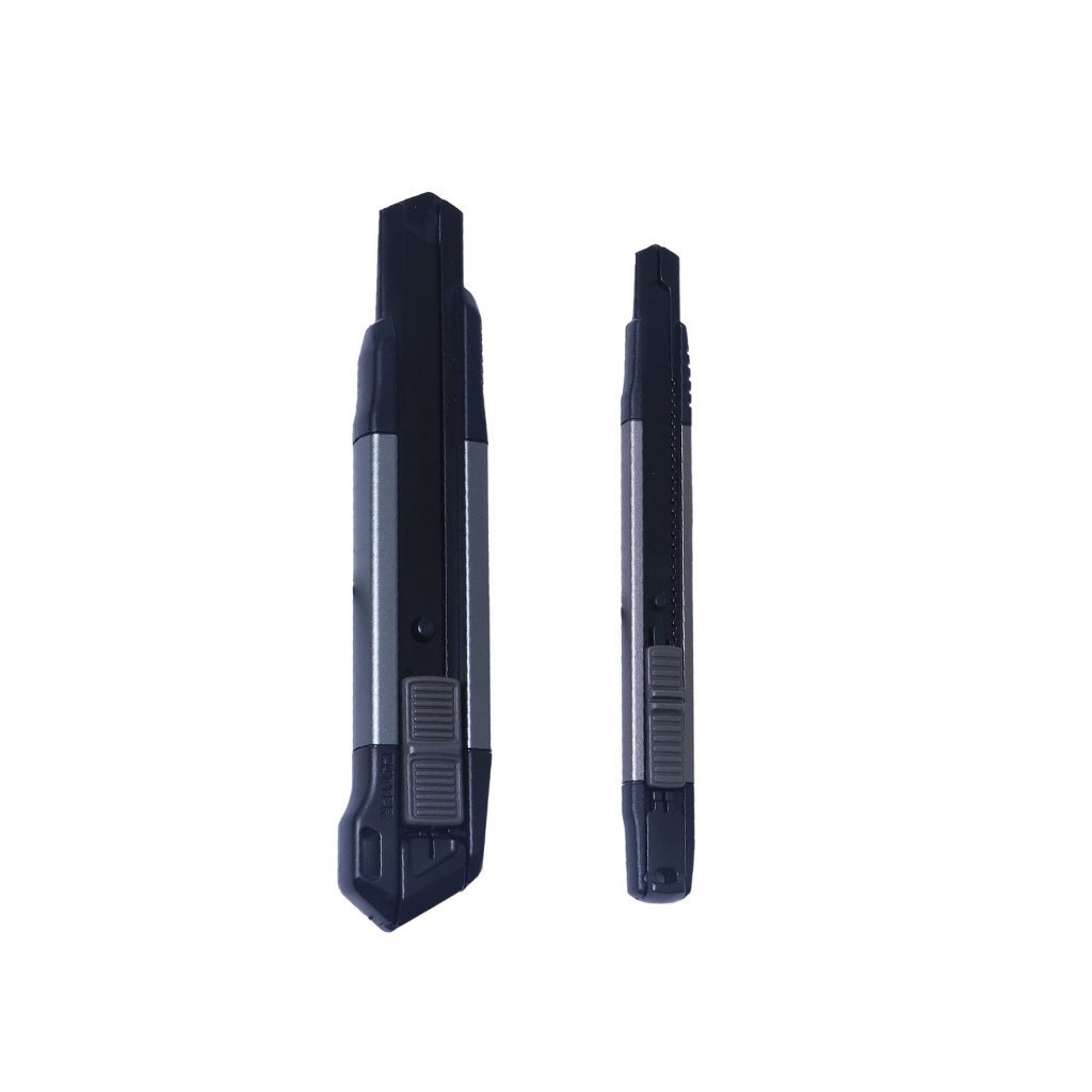 Bantex มีดคัตเตอร์ 9mm คัตเตอร์กระดาษ 18mm พกพาง่าย ล็อคออโต้ อุปกรณ์สำนักงาน Cutter Knife