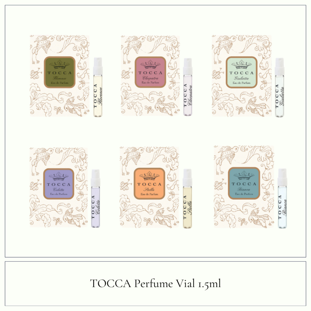 Tocca Perfume Vial 1.5ml Florence, Guiletteta, Lucia