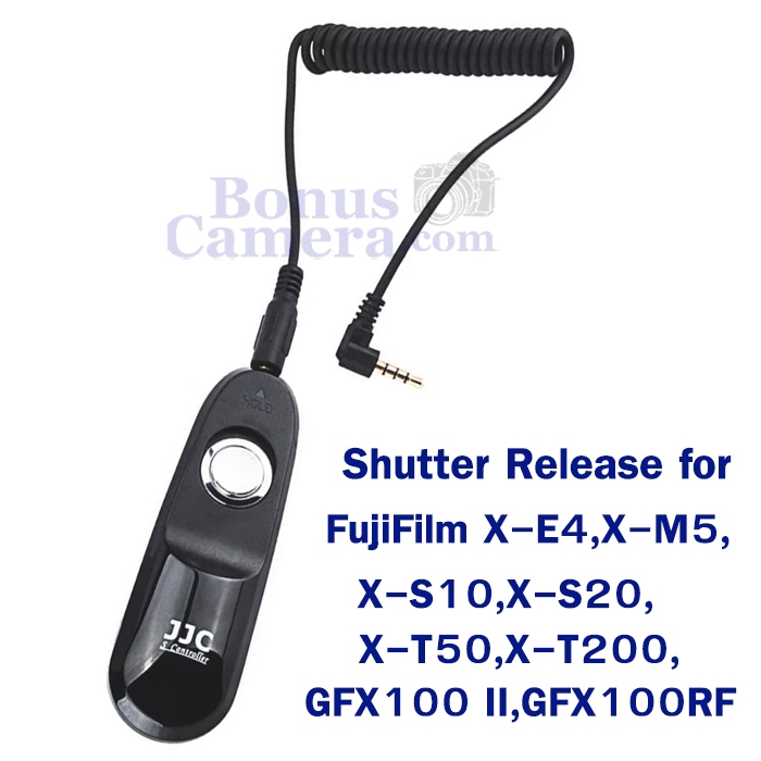 RR-110 สายลั่นชัตเตอร์ฟูจิ X-M5,X-S10,X-S20,X-E4,X-T50,X-T200,GFX100 II,GFX100RF FujiFilm Shutter Re