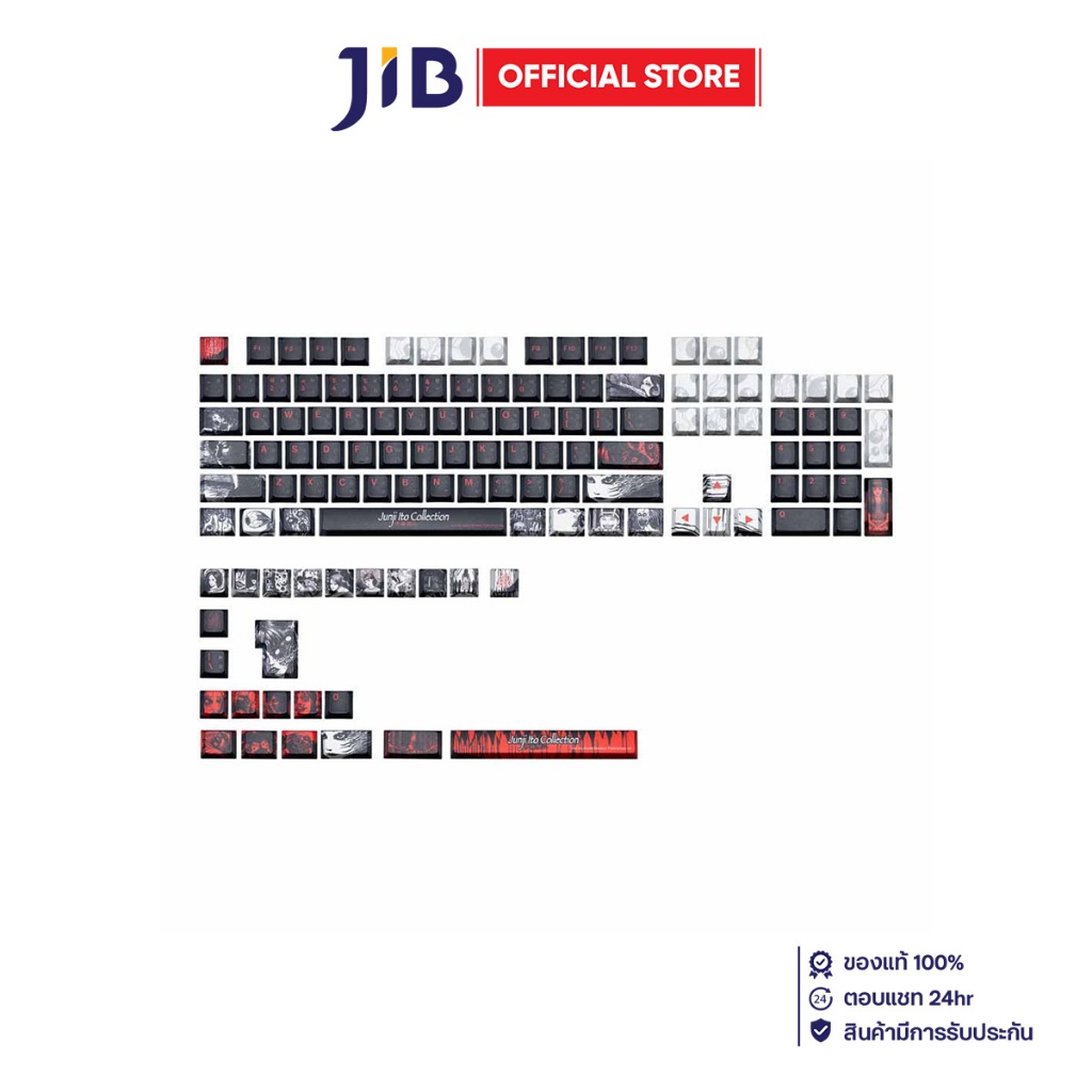KEYCAP (คีย์แคป) EGA KEYCAP FULL SET JUNJI ITO (128 KEYS) (EN/TH)