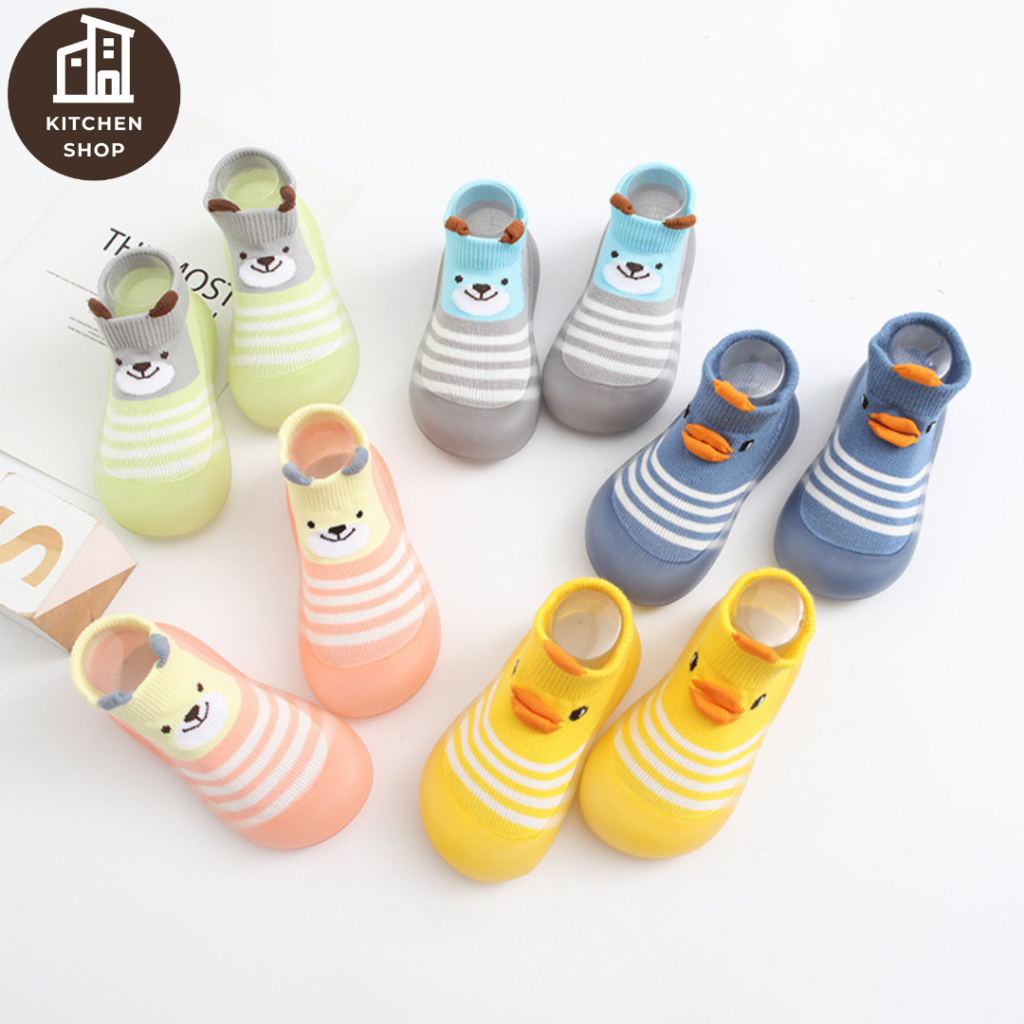 รองเท้าพื้นนุ่มสำหรับเด็ก ถุงเท้าพื้นสำหรับทารกแรกเกิด รองเท้าตาข่ายกันลื่นสำหรับเด็กวัยหัดเดิน สำหรับเด็กผู้ชาย - รูปที่ 2