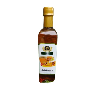Tai Honey Queen น้ำผึ้งป่าเดือน 5 แท้ ขวดพลาสติกเหลี่ยม สติ๊กเกอร์ขาว ขนาด 1000g.