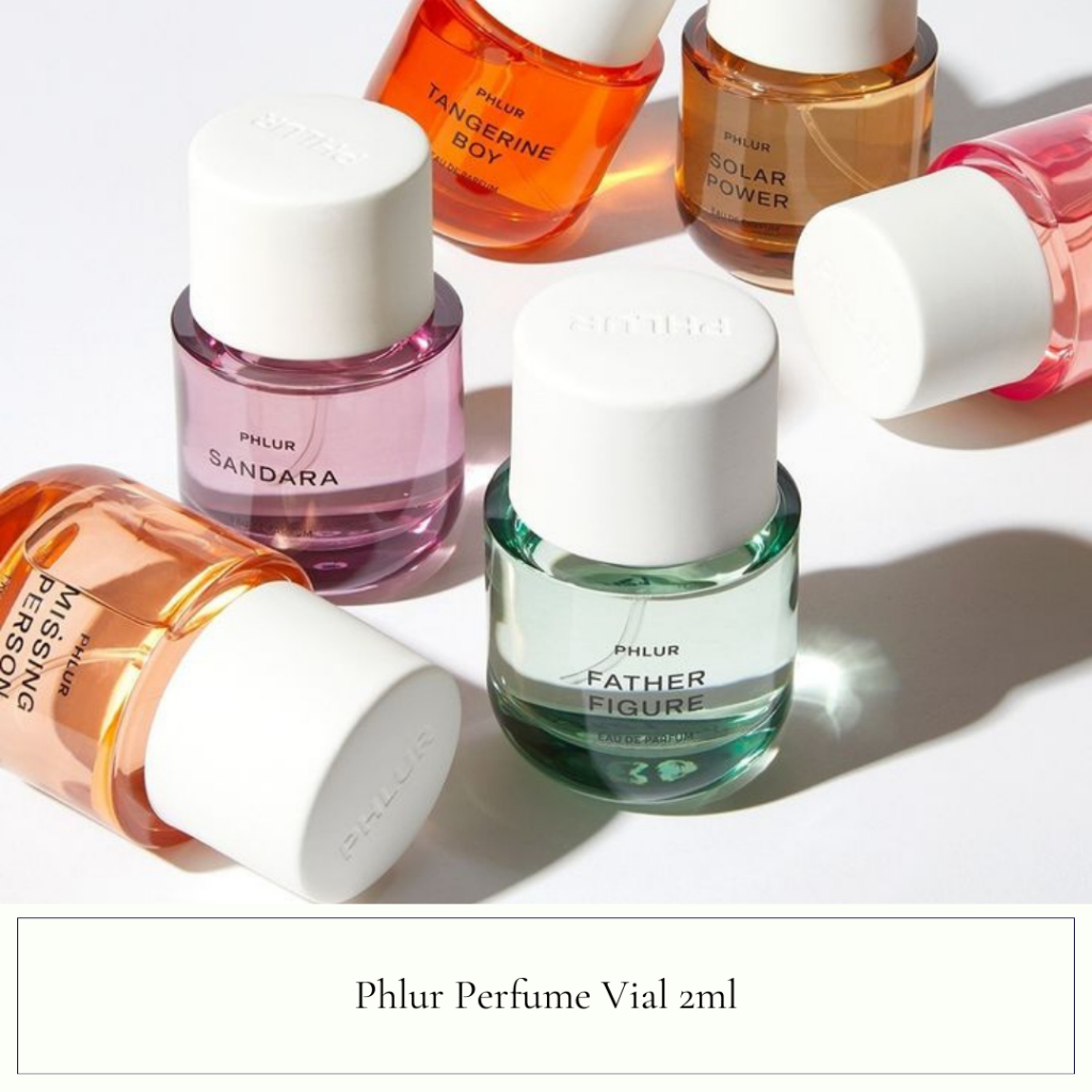 Phlur Perfume Vial 2ml / Mini 5ml Missing Person, Father Figure, Solar Power