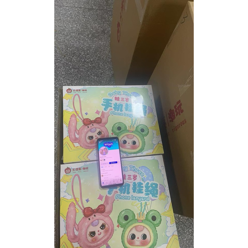 พร้อมส่ง สายคล้องโทรศัพท์ เบบี้ ทรี แท้ ยกบ๊อค(สวย)