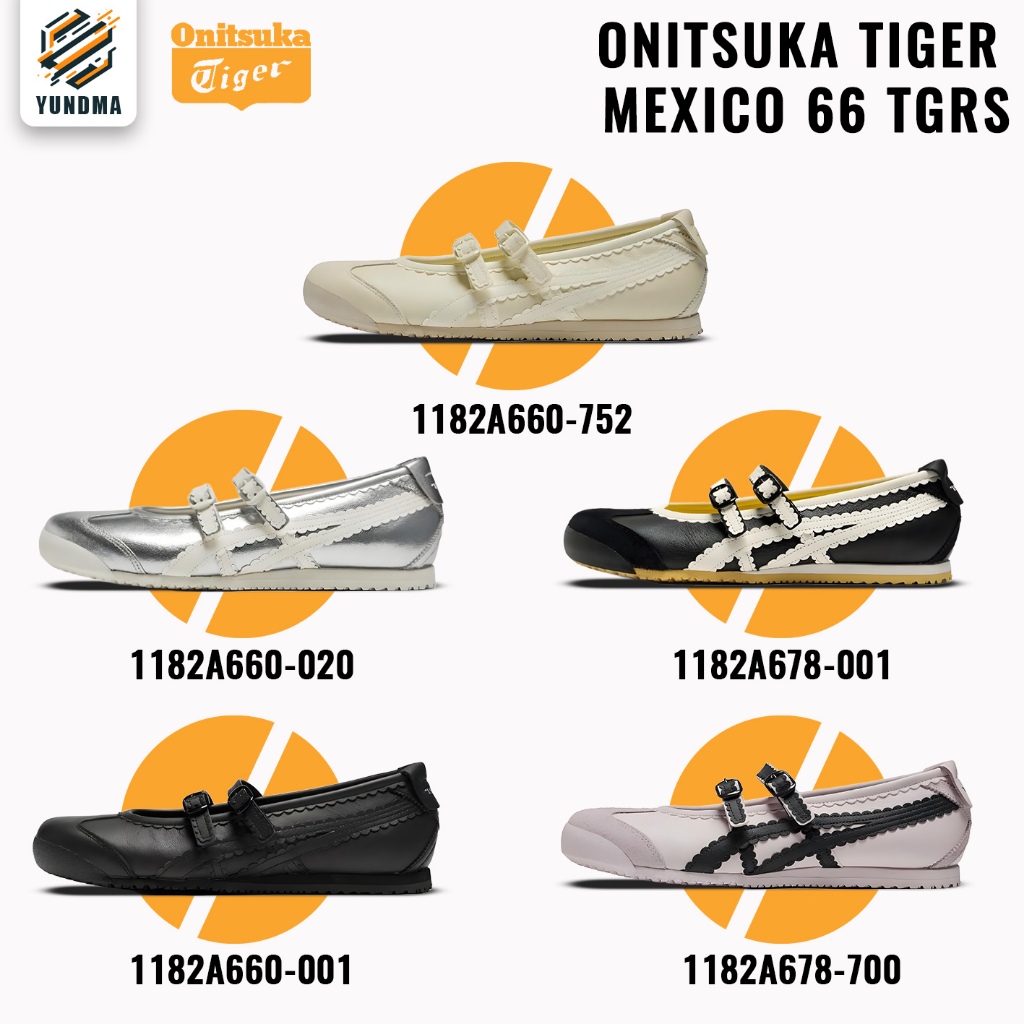 （ของแท้100% ）Onitsuka Tiger MEXICO 66 TGRS 1182A678-001/1182A660-001/1182A660-020 รองเท้ากีฬา รองเท้าวิ่งระบายอากาศ