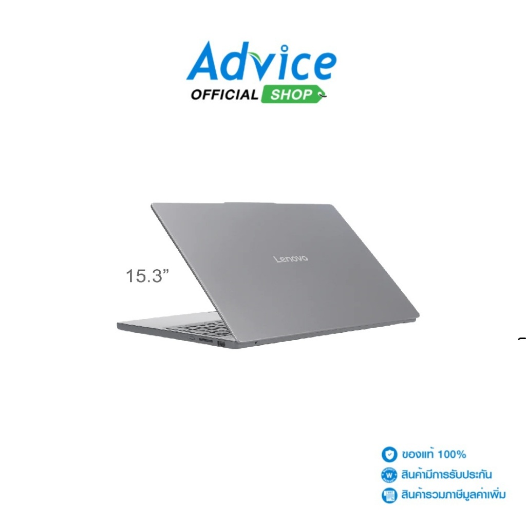 Lenovo Notebook (โน๊ตบุ๊ค) IdeaPad Slim 3 15IRH10 83K100D8TA (Luna Grey) - A0167424