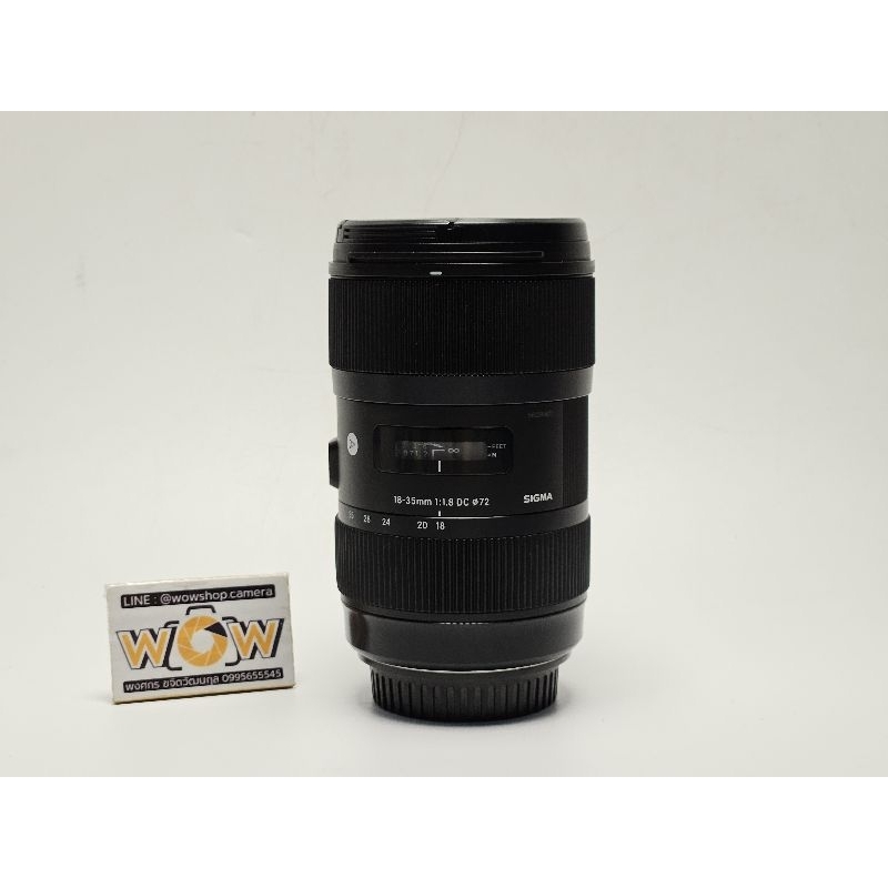 เลนส์ Sigma 18-35mm. f1.8 for Canon