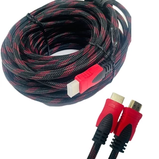 สาย TV HDMI 10 เมตร 15เมตร 20เมตร 30เมตร สายถักรุ่น HDMI 10M 15M 20M 30M CABLE 3D FULL HD 1080P