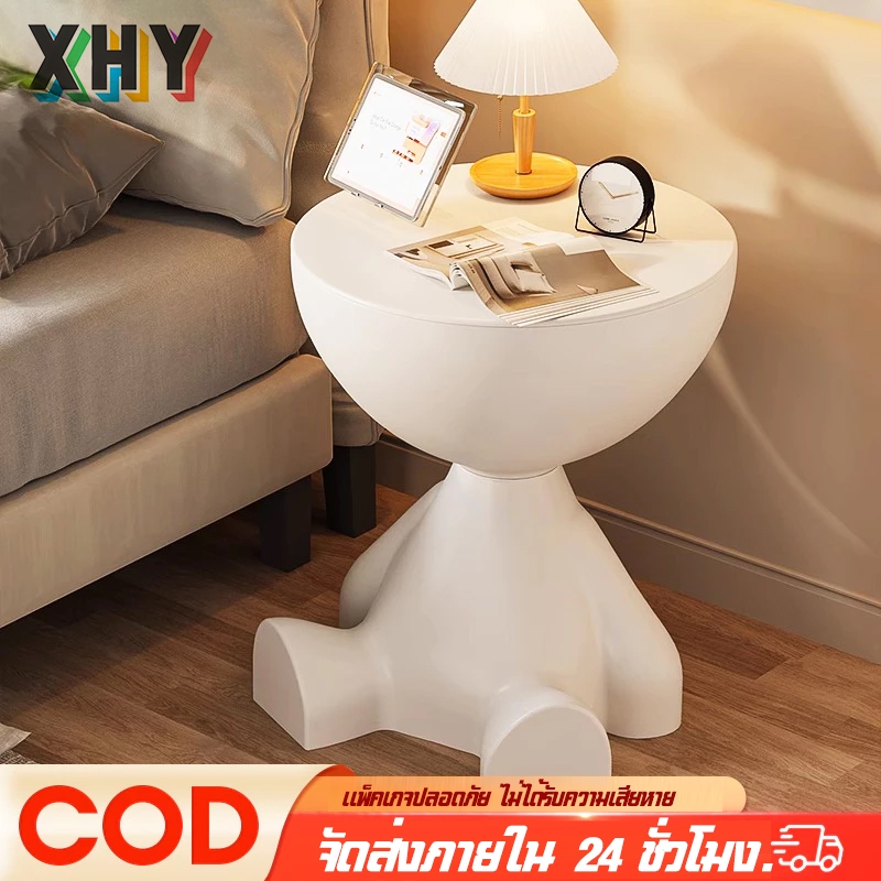 โต๊ะกาแฟ โต๊ะข้างเตียงที่เรียบง่าย การออกแบบที่สร้างสรรค์ ชั้นตกแต่งห้องนั่งเล่น Side Table