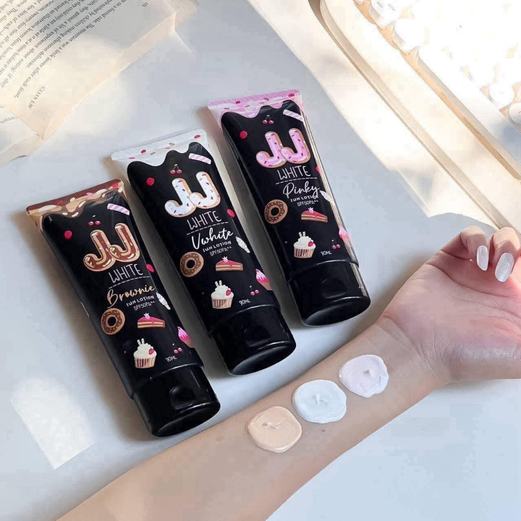 กันแดดเจเจ กันแดด JJ WHITE SPF 50 PA++ 1 หลอด เจเจไวท์  50/70 มล. รูปที่ 5