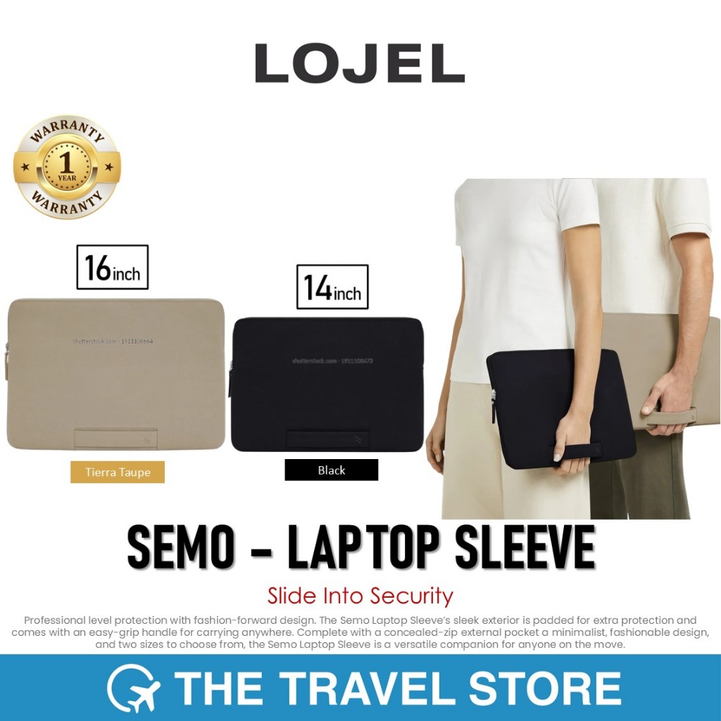 Lojel SEMO – LAPTOP SLEEVE Slide Into Security For 14″ & 16″  ซองใส่คอมพิวเตอร์  มีรับประกัน 1 ปี*