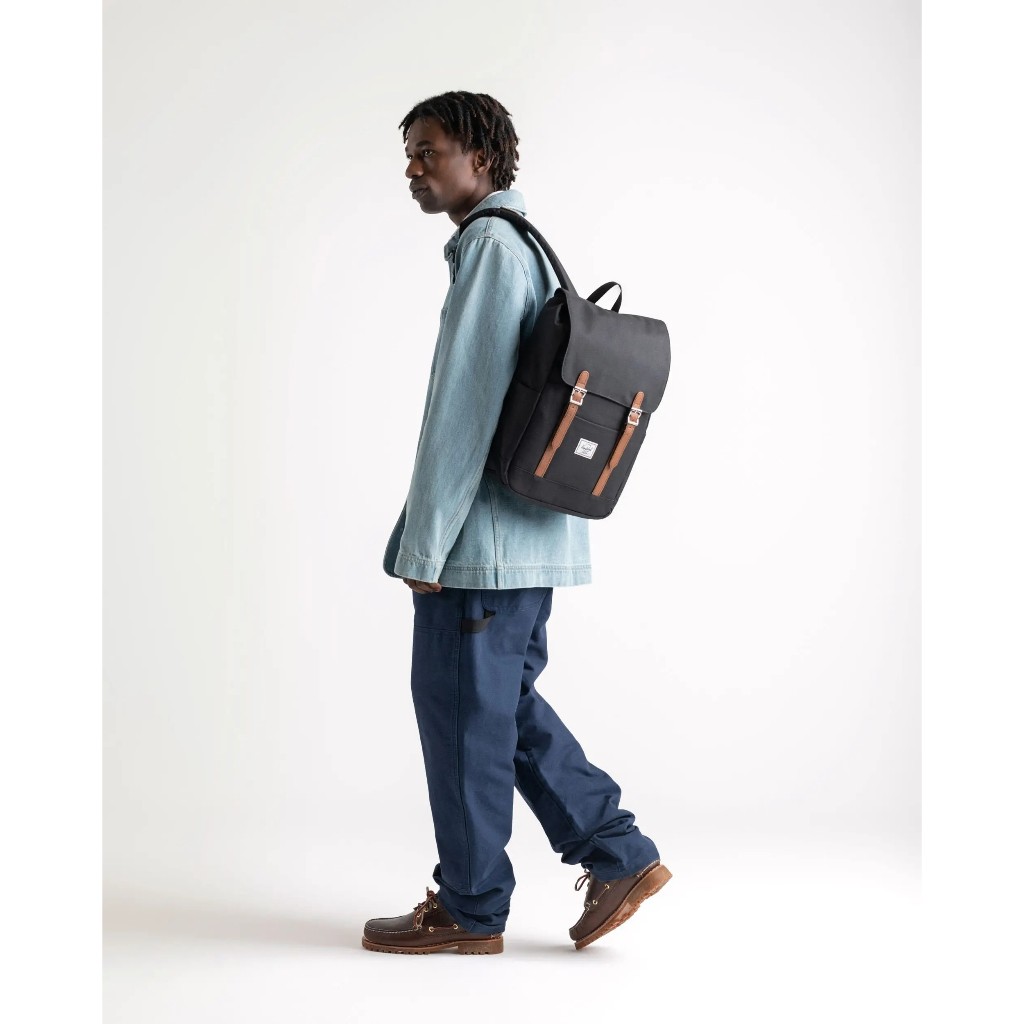 Herschel حقيبة ظهر Retreat Small ‏17 لتر — أسود — صورة 7