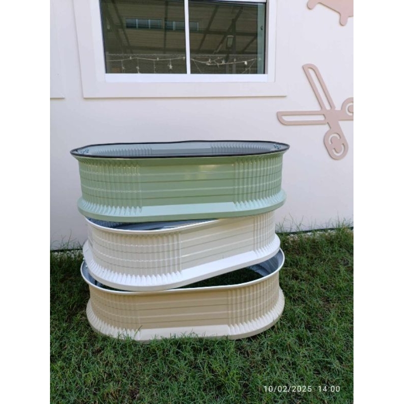 กระบะเมทัลชีทปลูกต้นไม้ขนาด60*70*20 รูปที่ 3
