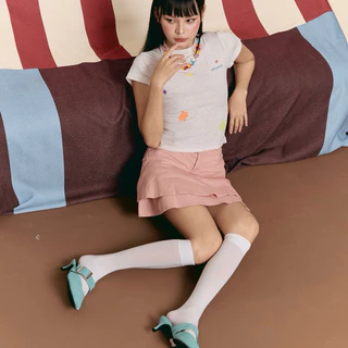 an old sun(s) - multicolored slim fit baby tee 🪸🌞 (อัพเดตไซส์เพิ่ม: S-3XL)