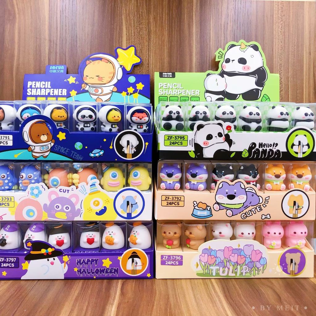 🦄✏️ พร้อมส่ง✏️🦄 กบเหลาดินสอ Pencil Sharpener เครื่องเขียน สำหรับแจกเด็ก