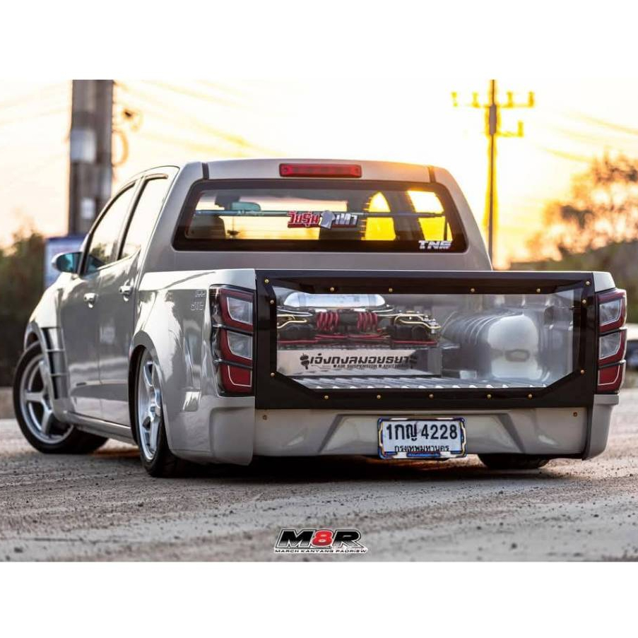 แผ่นปิดท้าย อีซูซุ 2020-2025 ตัวเตี้ย ปิดท้ายออนิว งานไฟเบอร์ มีทุกสี มีแผ่นดิบ มีสต๊อก ส่งพร้อมน็อต - รูปที่ 4