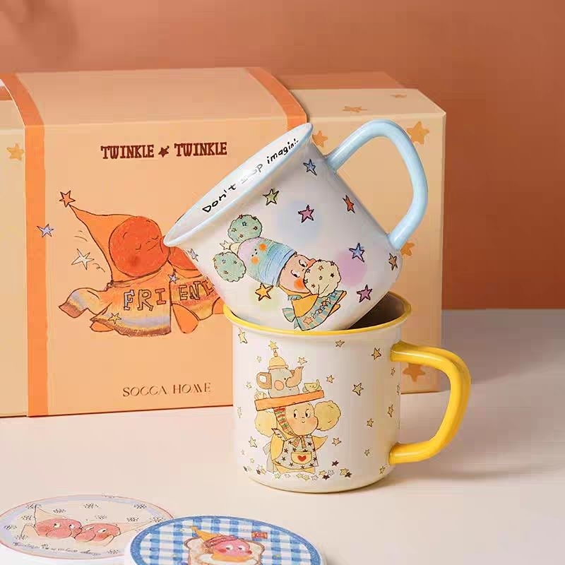 [ลิขสิทธิ์แท้ พร้อมส่ง] แก้ว Twinkle Twinkle | แก้วมัค 380 ml เข้าไมโครเวฟได้ ของสะสมคนรัก Twinkle Twinkle