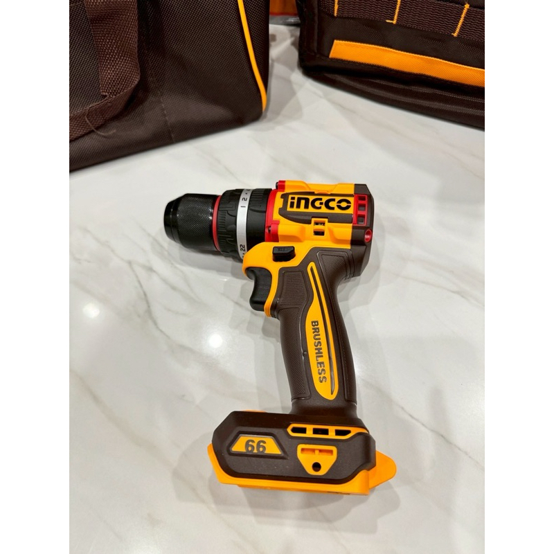 INGCO CIDLI206681 สว่านกระแทกไร้สาย 66Nm 20V (มีตัวเลือก) (ไม่มีกล่อง เป็นตัวแยกจากCombo set)