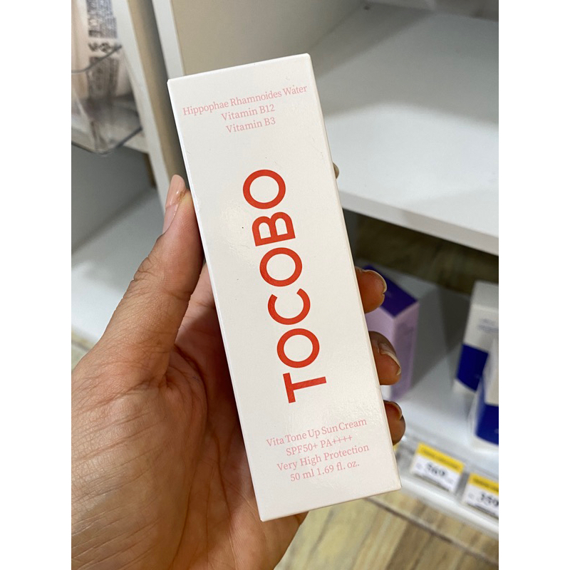 Tocobo suncream tone upโทนอัพเกาหลีหน้าฉ่ำ