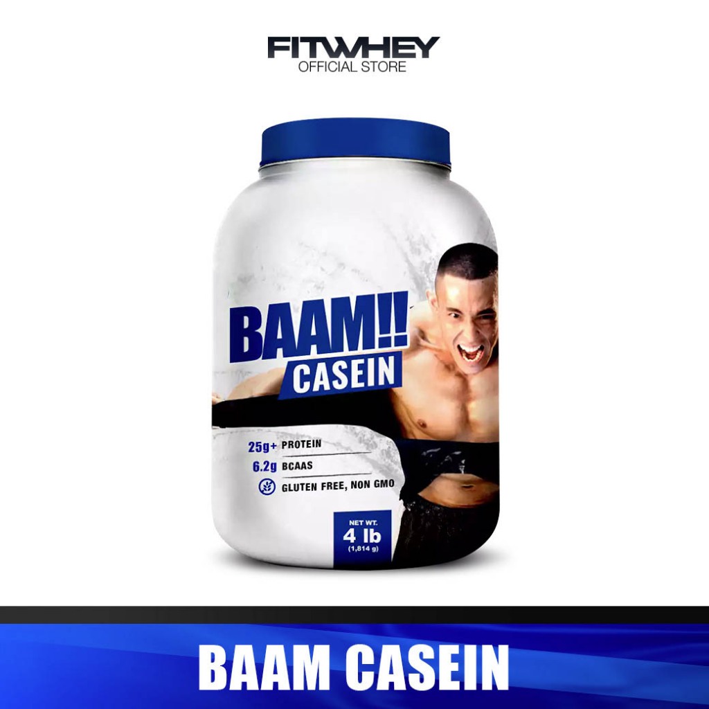 BAAM CASEIN (4 LB) | โปรตีนก่อนนอน ดูดซึมแบบช้า