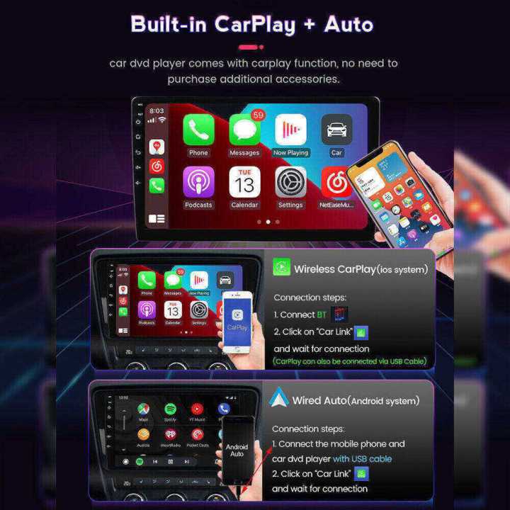 AO จอแอนดรอย 9นิ้ว ใช้สำหรับ FORD FIESTA 2009-2017 Android WIFI GPS 360° และ 4G จอQLED Apple CarPlay จอแอนดรอยตรงรุ่น - รูปที่ 4