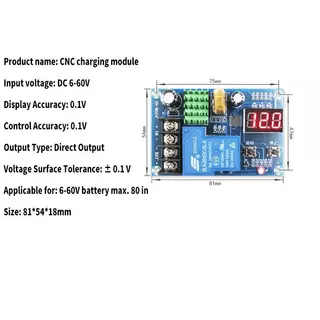 XH-M604 โมดูลควบคุมการชาร์จแบตเตอรี่ DC 6-60V ต่ำตัดเต็มต่อ ใช้ได้กับ 12V 24V 48V ป้องกันแบตเตอรี่ ต่ำตัด แถมพร้อมส่ง