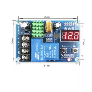XH-M604 โมดูลควบคุมการชาร์จแบตเตอรี่ DC 6-60V ต่ำตัดเต็มต่อ ใช้ได้กับ 12V 24V 48V ป้องกันแบตเตอรี่ ต่ำตัด แถมพร้อมส่ง
