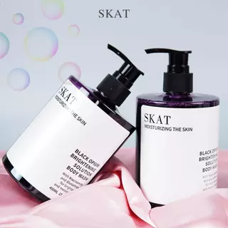 SKAT สบู่อาบน้ำ Black Opium เจลอาบน้ำน้ำหอมไนอาซินาไมด์ กลิ่นหอมยาวนาน โลชั่นไวท์เทนนิ่งทั่วร่างกายความจุขนาดใหญ่ unisex