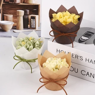 🧁🍰 ถ้วยมัฟฟิน ถ้วยทิวลิป ถ้วยคัพเค้ก แพ็กละ 50 ใบ